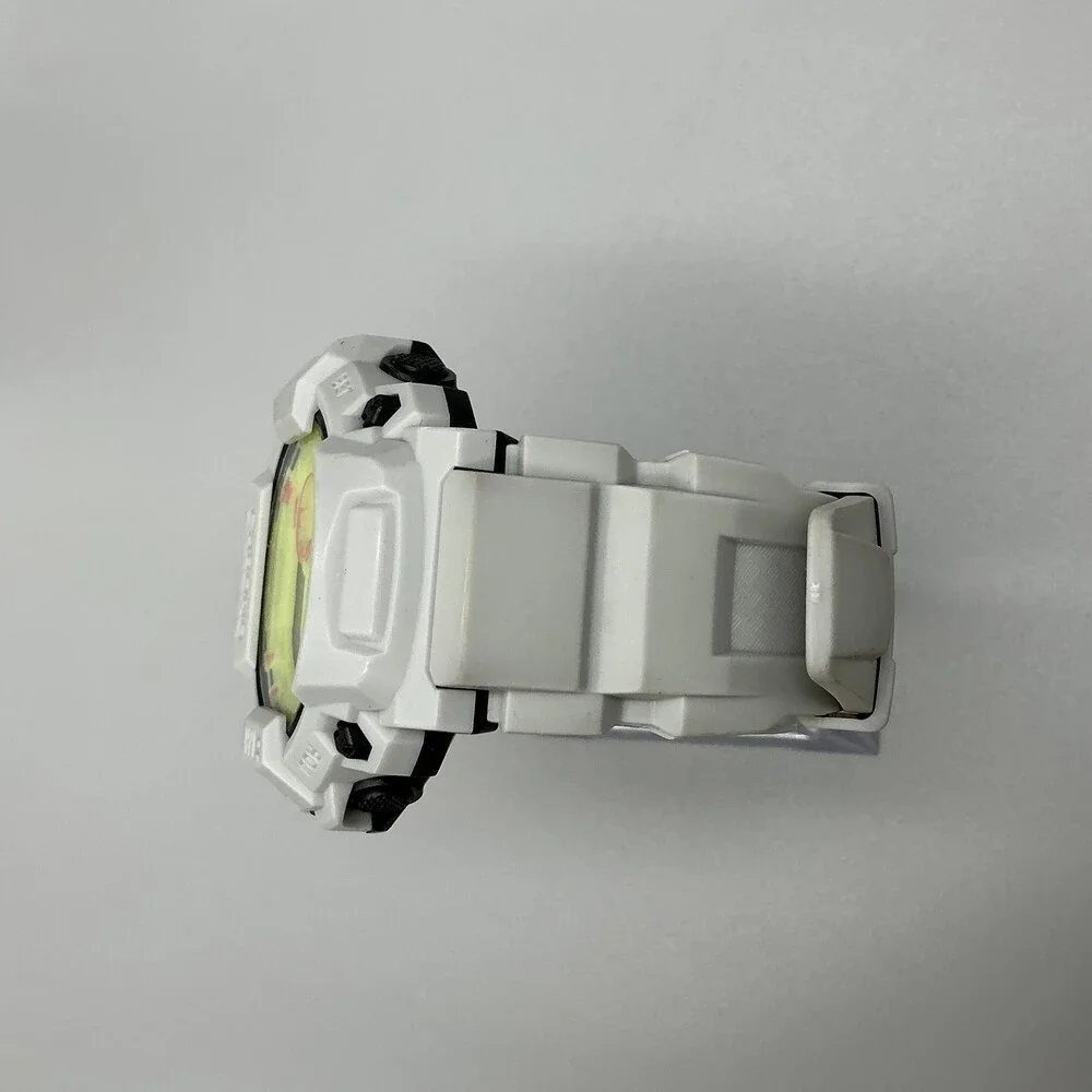 Armitron WR330FT Mens Watch 52mm Yellow Digital White Resin Day Date White Case
